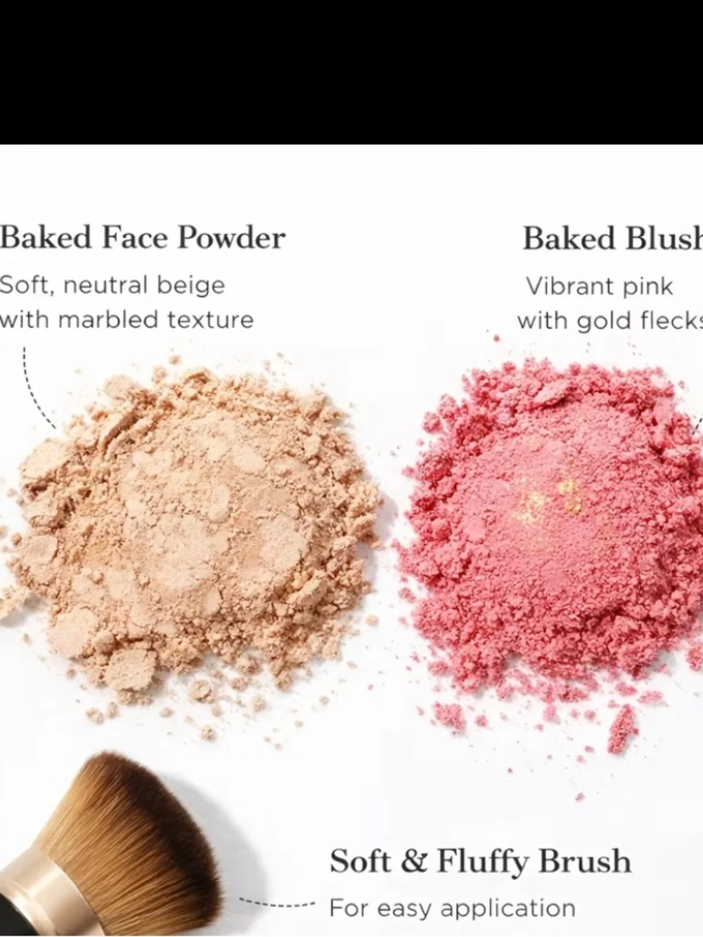 Baked Mineral make up set .  3 pc set